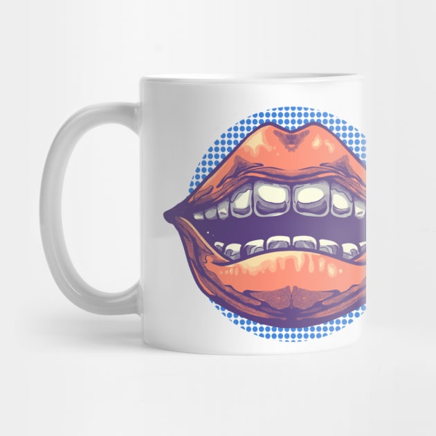 Lips by phsycartwork